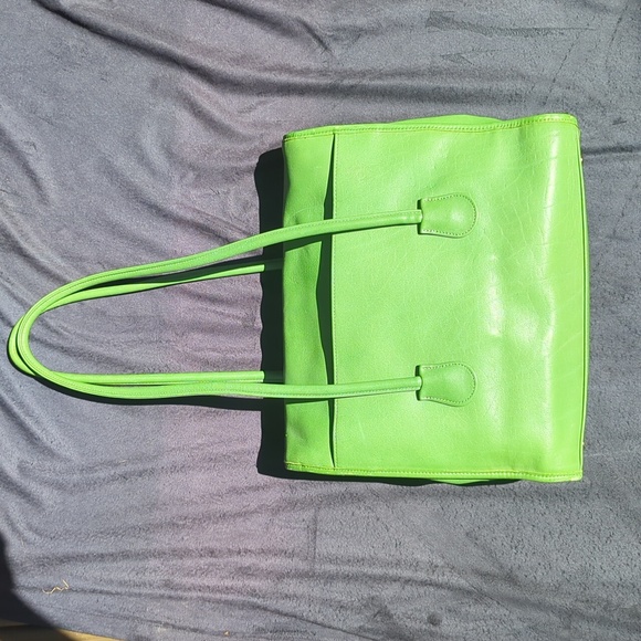 🌿🍀🍃 EXTREMELY RARE Vintage Coach shoulder Tote 7301💚 - Picture 4 of 12